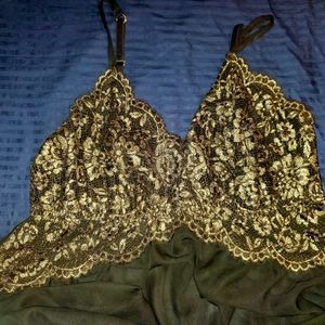 black cacique night gown
